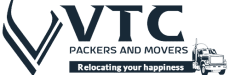 VTC Movers logo on transparent background